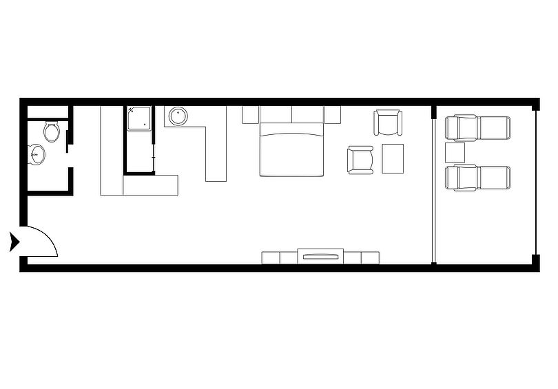 Hotel Tyrol - Suite Floor Plan